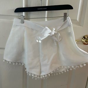 Dressy White Shorts